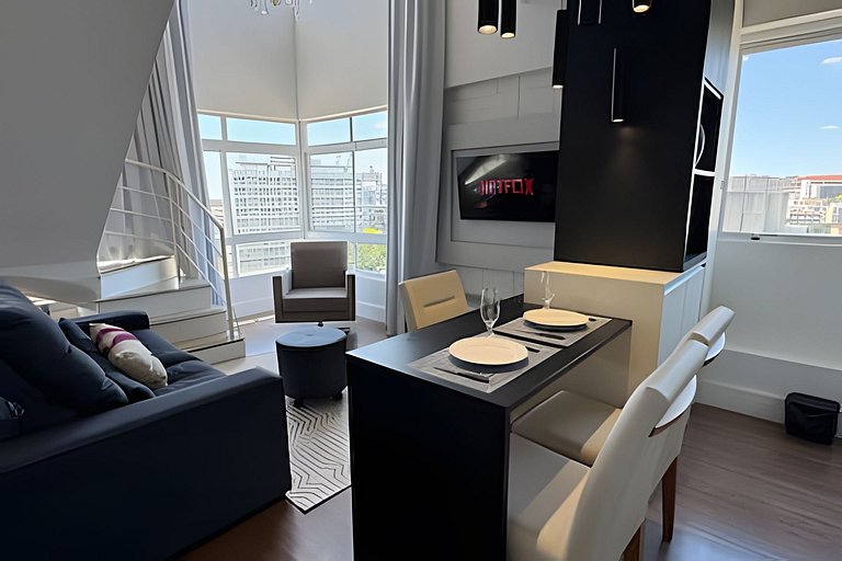 #loft1006 Perto de TUDO c/ vaga! LZN Hospedagens